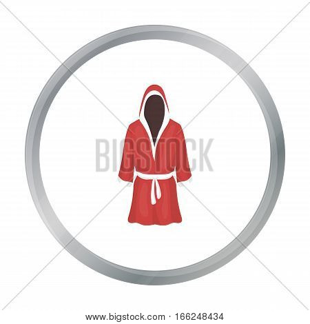 Boxing robe icon in cartoon style isolated on white background. Boxing symbol vector illustration. - stock vector