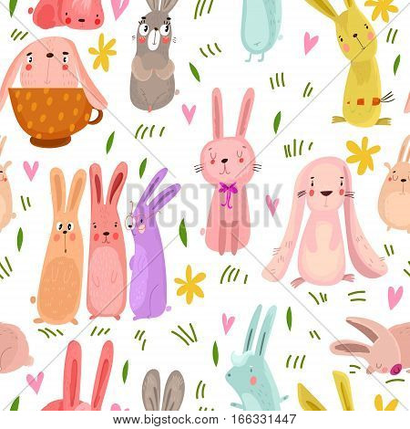 Floral Spring Graphic Design - With Colorful Flowers - For T-shirt, Fashion, Prints - In Vector - St