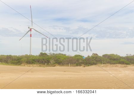 Eolic Park At Cassino Beach
