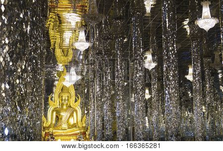 Buddha image at Wat ThaSung Uthaithani Thailand