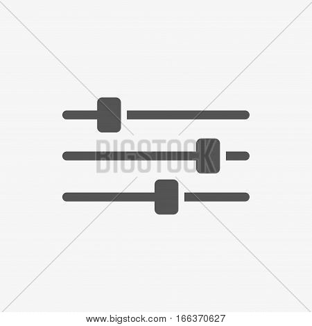 settings icon  stock vector illustration flat design