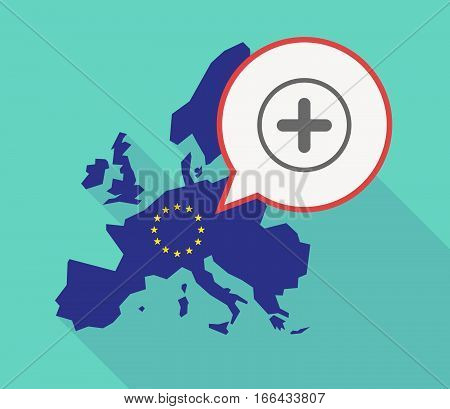 Long Shadow Eu Map With A Sum Sign