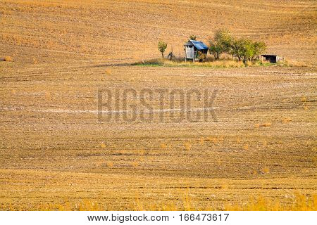 Moravian Fields. The landscape around Kyjov called the Moravian Tuscany Czechia Europe.