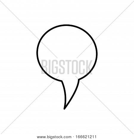 Bubble chat speakbox icon vector illustration graphic design