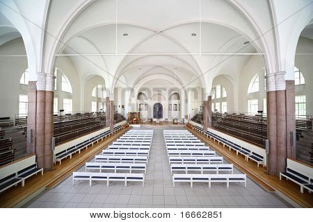 Interni tedesco San Pietro (San Pietroburgo), vista frontale