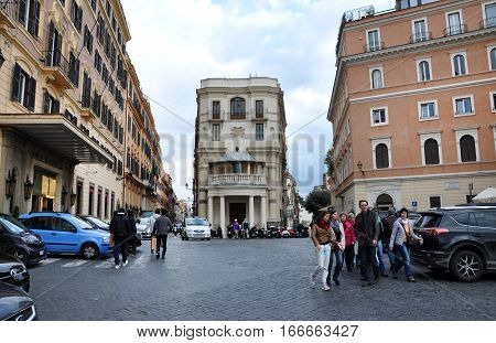 Rome Congested Streets