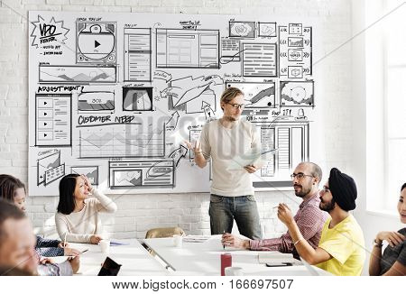 Sketch Business Start Up Ideas Icon
