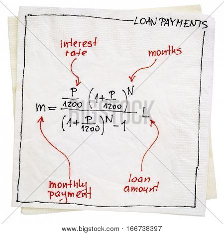Loan Payment Equation Image & Photo (Free Trial) | Bigstock