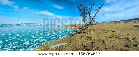 Ice And Rocks Of Lake Baikal