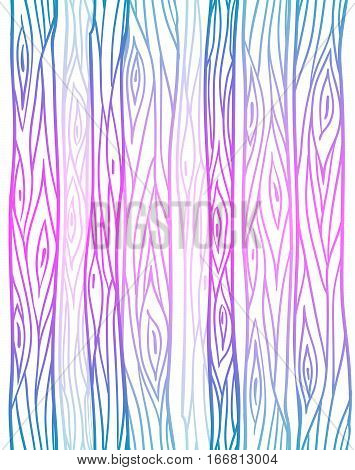 Seamless texture with doodle tree trunks. Vector background for your creativity