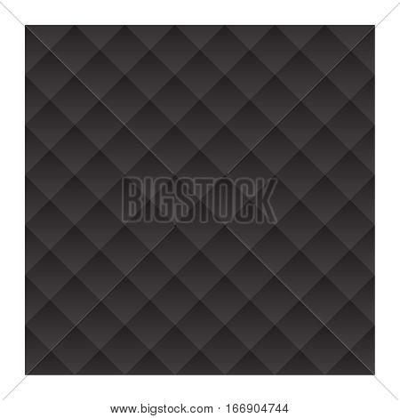 Black background with squares. Simetrichnyh pattern shapes. Upholstery. Template for design and interior. elegant dark color. Style, texture, style, fashion, chic look. Vector illustration