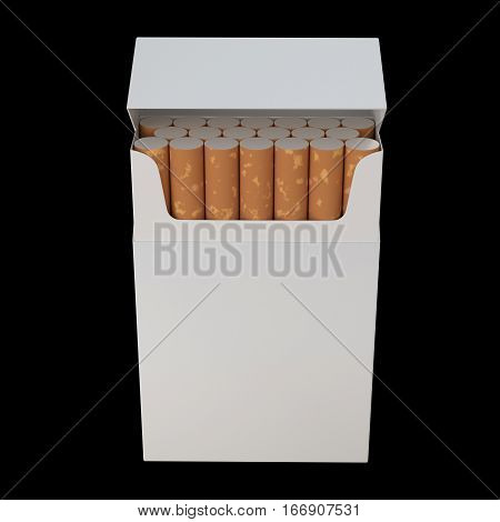 3D Illustration Of Cigarette Package