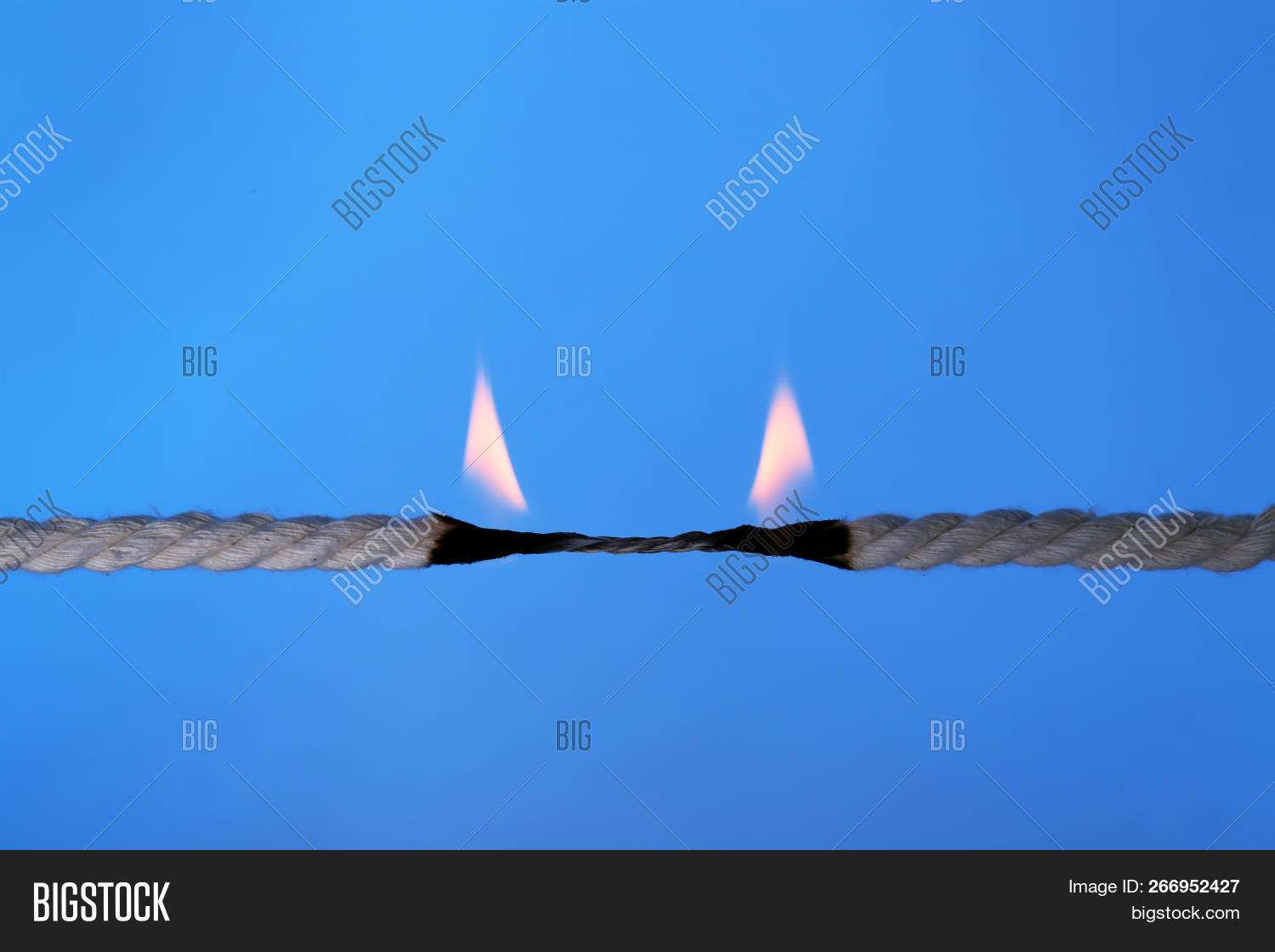 Burning Rope Breaking Image & Photo (Free Trial) Bigstock