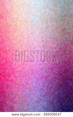 Illustration Of Purple Impressionist Pointlilism Vertical Background Digitally Generated.