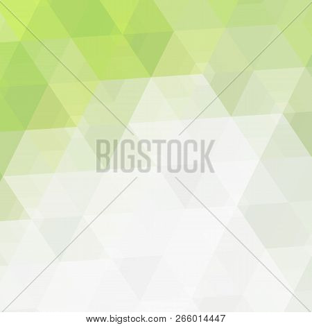 Abstract Green Triangle Background, Vector Illustration Eps10