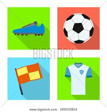 Vector Illustration Of Soccer And Gear Icon. Collection Of Soccer And Tournament Stock Vector Illust