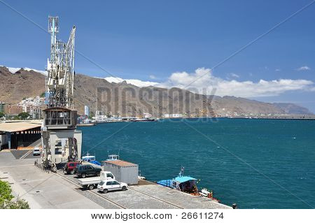 Haven van Santa Cruz. Eiland Tenerife, Canarische eilanden