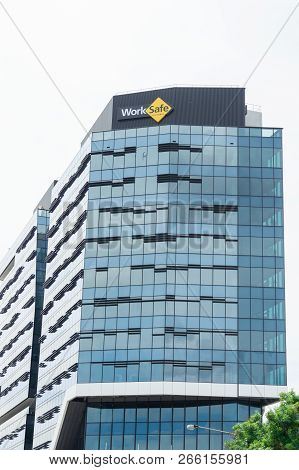 Geelong, Australia - October 14, 2018: Geelong Offices Of Worksafe Victoria, Also Known As The Victo