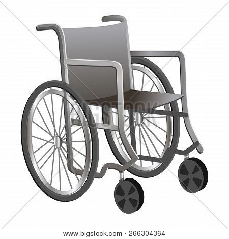Wheelchair Icon. Cartoon Of Wheelchair Vector Icon For Web Design Isolated On White Background
