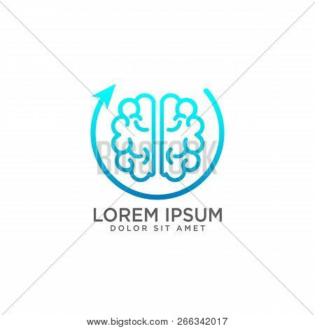 Brain Concept Logo Template Vector Illustration And Inspiration