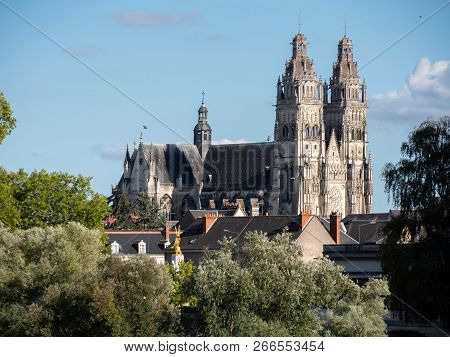 Tours Cathedral Is A Roman Catholic Church Located In Tours, Indre-et-loire, France. Its Name In Fre