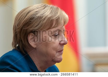 Federal Chancellor Of The Federal Republic Of Germany Angela Merkel