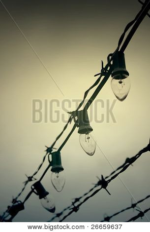 Barbwire ve tmě