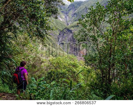 Cirque De Salazie In La Reunion French Tropical Island