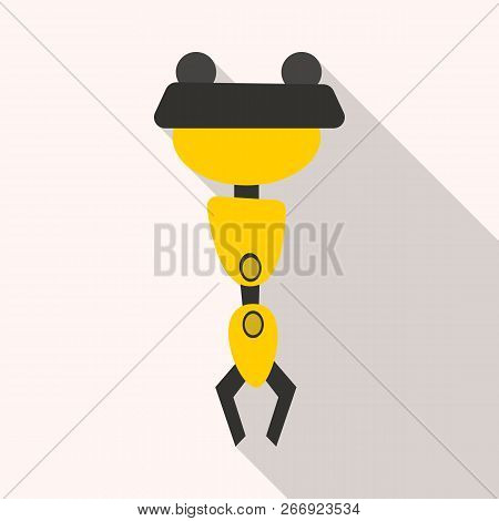 Vector Illustration Of Robot And Factory Icon. Set Of Robot And Space Vector Icon For Stock.