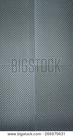 Sound Proof Acoustic Foam On Studio Wall