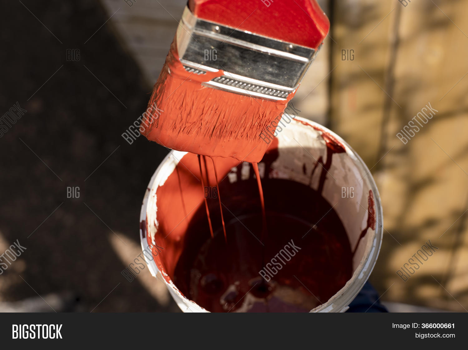 Redbrown Paint Flows Image & Photo (Free Trial) Bigstock