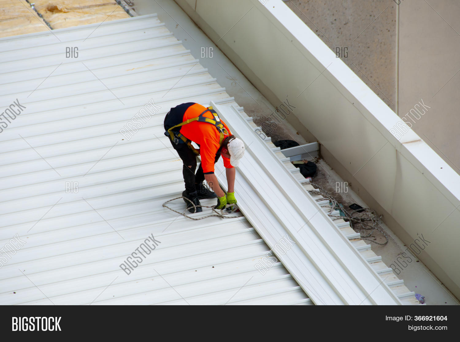 High Rise Roof Work Image & Photo (Free Trial) | Bigstock