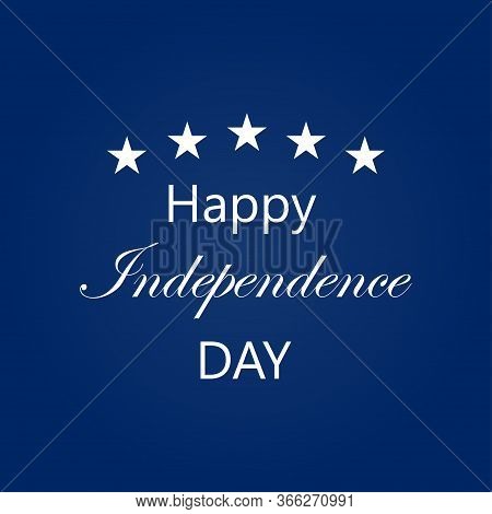 Usa Independence Day, Vector Banner. American Holiday.