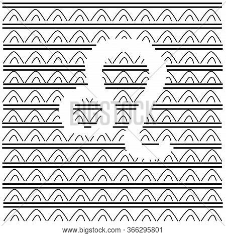 Vector Illustration Zodiac Sign Leo, Coloring Line Art For Design