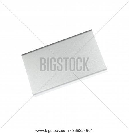 Modern External Portable Charger Isolated On White