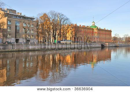 St. Petersburg. Řeky Fontanka