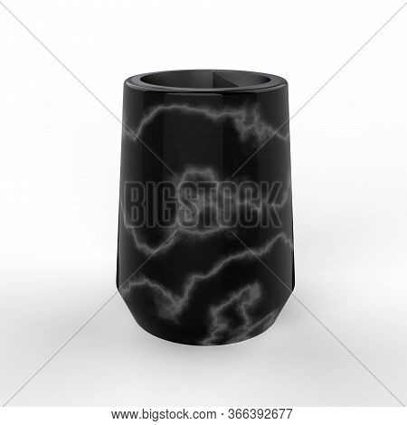 3d Image Urban And Park Urn Dublin Marble Black