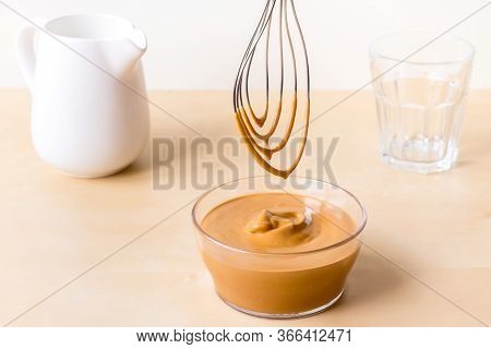 How To Make Coffee From Dalgon. Step By Step Photo Instruction. Step 4. Beat The Cream. Ingredients 