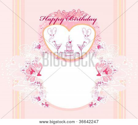 Carte de joyeux anniversaire