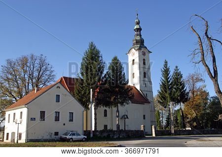 BRDOVEC, CROATIA - OCTOBER 02, 2012: Church of Saint Vitus in Brdovec, Croatia
