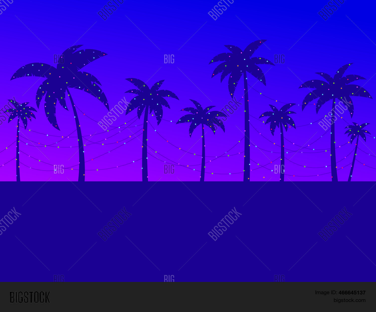 Christmas Palm Trees Vector & Photo (Free Trial) Bigstock