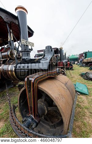 Tarrant Hinton.dorset.united Kingdom.august 25th 2022.a 1923 Wallis And Steevens Road Roller Called 