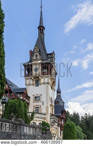 Vertical Shot Of The Towers, Designed By Karel Liman Between 1893 And 1914, Including The Main Centr