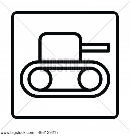 Tank Icon. Social Media Sign Icons. Vector Illustration Isolated For Graphic, Web Design, Apps And W