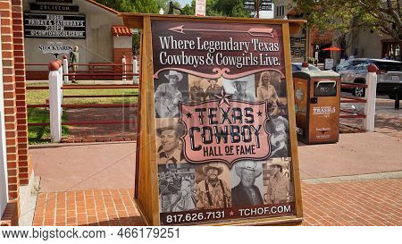 Texas Cowboy Hall Of Fame At Fort Worth Stockyards In The Historic District - Fort Worth, Texas - No