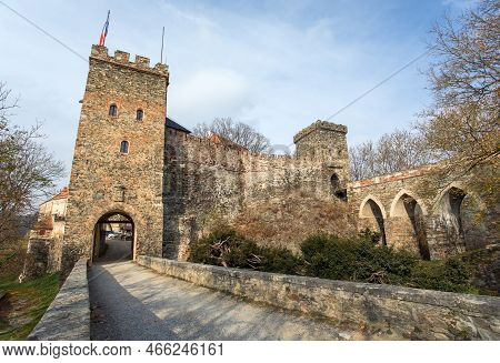 Bitov Castle, South Moravia, Czech Republic, Gothic And Renaissance Castle
