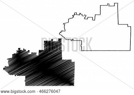 Candelaria Municipality (free And Sovereign State Of Campeche, Mexico, United Mexican States) Map Ve