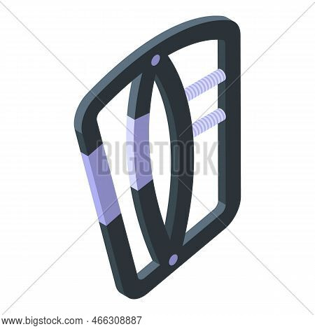 Sport Espander Icon Isometric Vector. Fitness Gym. Training Exercise
