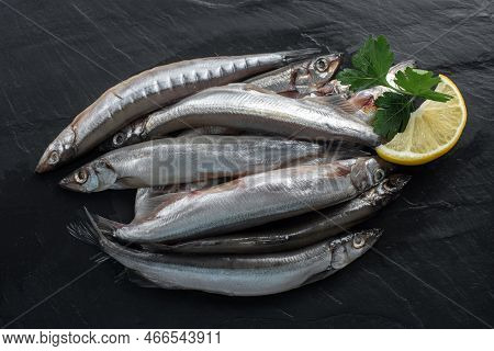 Salted In A Shallow Brine Small Ocean Fish