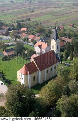 The Parish Church Of Wounded Jesus In Gradec, Croatia